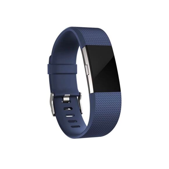 NIB Fitbit Charge 2 Replacement Bracelet Watch Band Blue FB160ABBUL LARGE - Picture 2 of 7
